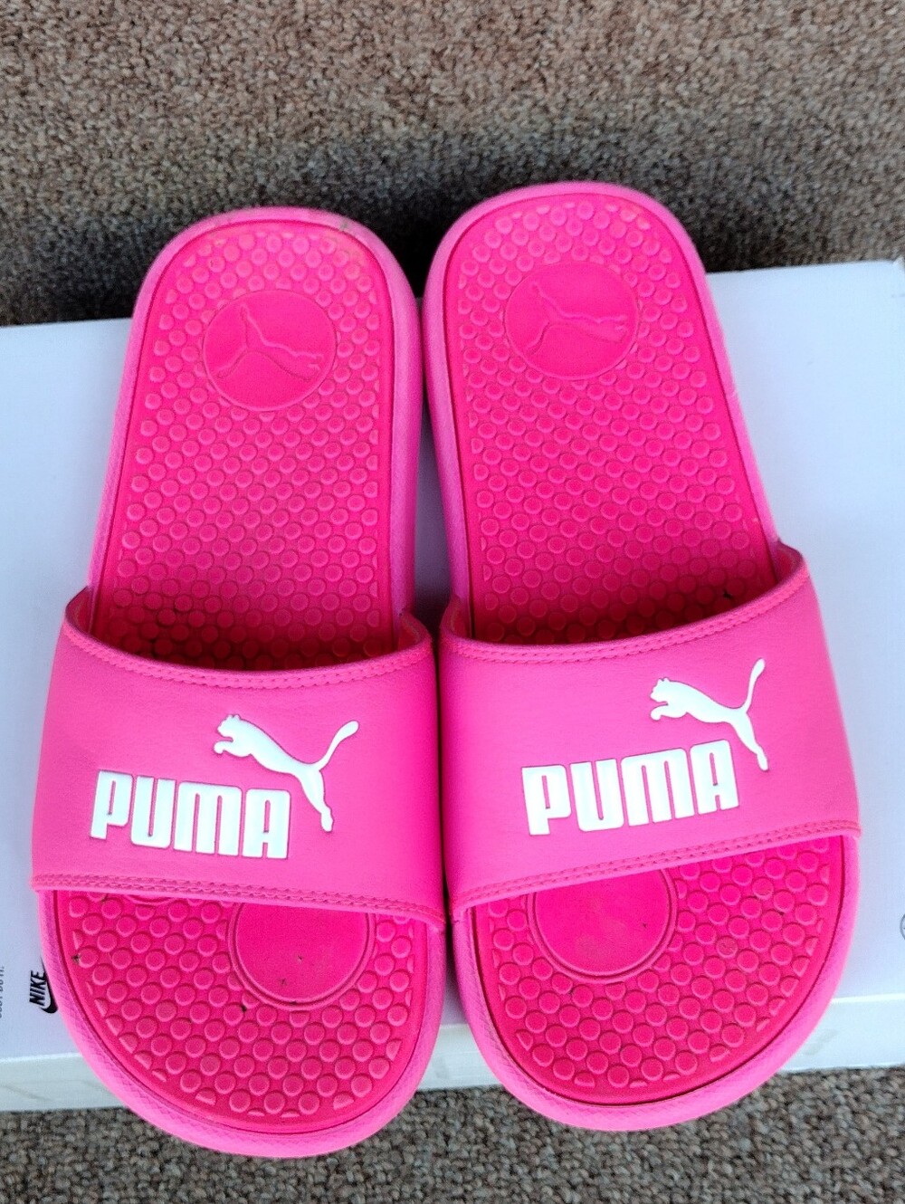 Puma Pink Slides Sandals Women Size 9 - Picture 4 of 7